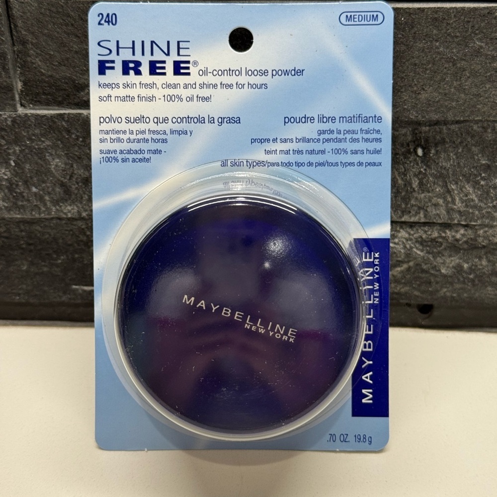 Maybelline Shine Free Oil Control Loose Powder #240 Medium new-read description - Picture 2 of 3